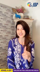 Mehrene Kaur Pirzada Instagram - #AD Cricket Ka Isse Bada Season Nahi Aane Wala. Aur Aise Offers Toh Bilkul Nahi Aane Wale. Toh Ab Khiladi.com Pe Aao, Apna Welcome Bonus Bhi Pao, Aur Saath Mein Rs 24,000 Bonus Jeetna Ka Bhi Mauka Pao. Toh Aap Bhi Ho Jao Iss #AsiaCup Ke Liye Tyyar, Kyuki #KhiladiHaiTyyar. So Hurry Up & Good Luck! Khiladi Ho, Toh Khiladi Pe Khelo. #Khiladi #KhiladiHaiTyyar #AsiaCup #AsiaCup2023 #PAKvsIND #TeamIndia #India #Pakistan #BANvsSL #Cricket #ODI #Offers #Promotions