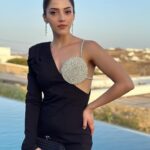 Mehrene Kaur Pirzada Instagram – Nothing makes a woman more beautiful than the belief that she is beautiful 🌹💥 
~ Sophia Loren Mykonos, Greece
