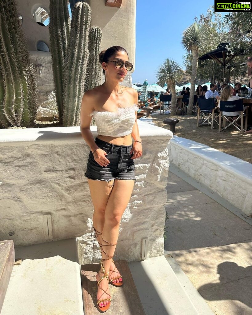 Mehrene Kaur Pirzada Instagram - Be you. For you. Nammos Mykonos