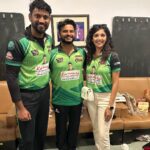 Milana Nagaraj Instagram - Congratulations on getting into finals after two crazy matches!! Good luck for finals🫶🏼 @darling_krishnaa @sureshraina3 @dhananjaya_ka #gangawarriors #milananagaraj