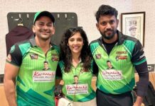 Milana Nagaraj Instagram - Congratulations on getting into finals after two crazy matches!! Good luck for finals🫶🏼 @darling_krishnaa @sureshraina3 @dhananjaya_ka #gangawarriors #milananagaraj