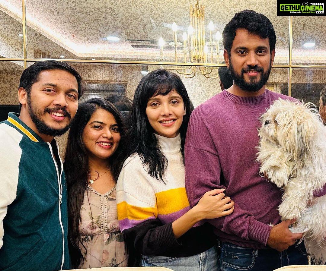 Milana Nagaraj Instagram - My life and happiness♥️ #Blessed #Loved #KrissMi #milananagaraj #darlingkrishna