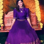 Milana Nagaraj Instagram – Deepavali habbada subhashayagalu🙏
Styling: @tejukranthi 
Outfit: @sindhureddyofficial 
Accessories: @sunrisesilversmiths 
MUA: @makeup_sachin