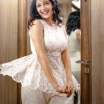 Milana Nagaraj Instagram – YuvaDasara 2022!!🤩
Styling: @tejukranthi
Assisted by @khushi_jagadisha
Outfit: @lotuslabel.bengaluru
PC: @wol_fox_photography