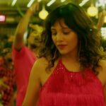 Milana Nagaraj Instagram - Hook step from the song is here!! Bring it on guys…. #kousalyasuprajarama #july28th P.s. I don’t consume alcohol nor am I promoting it. I have just played the character!