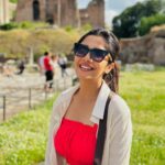 Milana Nagaraj Instagram - Rome♥️ #italy #colosseum #travel2023 #milananagaraj Rome, Italy
