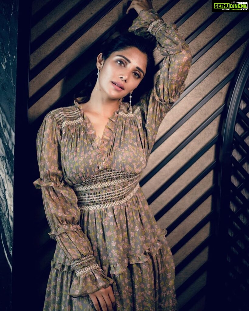 Milana Nagaraj Instagram - Bloom🌼 PC : @pgraphyofficial Wearing @mileenia.official Styled by @tejukranthi Assisted by @khushi_jagadisha #milananagaraj