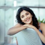 Milana Nagaraj Instagram - 💙 PC: @vinu5494 MUA: @makeup_sachin