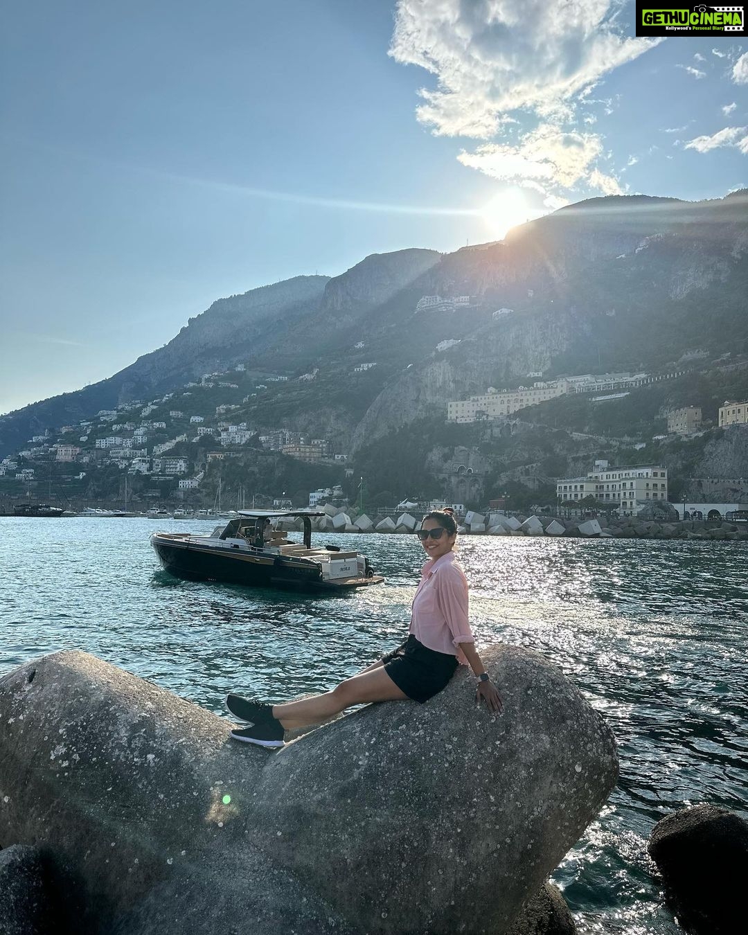 Milana Nagaraj Instagram - Forever chasing the next sunset☀️ #amalficoast #italy #milananagaraj