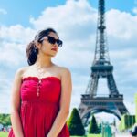 Milana Nagaraj Instagram - Paris♥️ #eiffeltower Paris, France