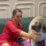 Mimi Chakraborty Instagram - Mommy duties 🥹🐺🐕