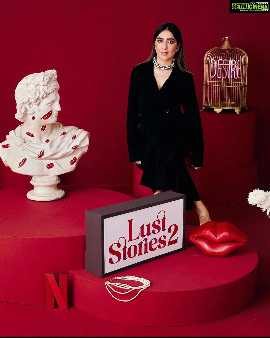 Minissha Lamba Instagram - Congrats to my dear @ashidua for your labour of Love - Lust Stories 2 go watch it now…. And tell me which is your fav story! Huge congratulations to the entire team of @rsvpmovies @netflix_in The creators and artists of each story …. You kept us enthralled… I can’t wait to re watch two stories again @konkona @ghosh_sujoy #rbalki #amitravendranathsharma Along with their mesmerising star cast, will have you Lusting, Loving, Laughing with a spot of tears sprinkled in there too Dressed by @ikichic_official @sukhmanisadana