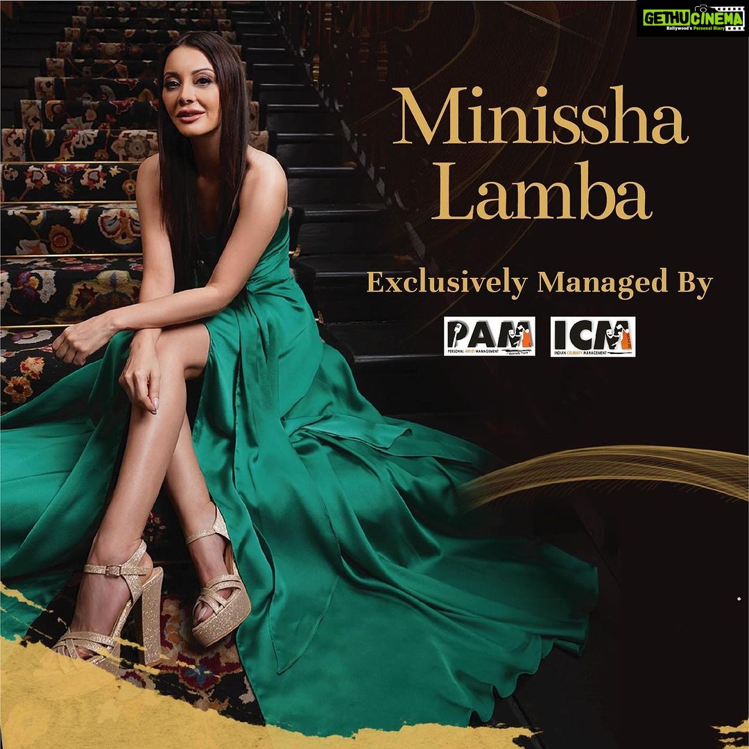 Minissha Lamba Instagram - Minissha Lamba, who has headlined various and ensembled a wide range of films like Shoojit Sircar's critically acclaimed Yahaan. Siddharth Anand and YRF's Bachna Ae Hasseno and Sanjay Ghadvi and Aashtavinay's Kidnap which were super hit commential ventures. Apart from that, films like Samar Khan's Shaurya and Shyam Benegal's Well Done Abba which were the film's that cemented her reputation as an actress with great dramatic acumen In Reema Kagti and Excel Entertainment's Honeymoon Pvt Limited, she got to perform her biggest fantasy, of doing a Dirty-Dancing inspired dance song called Pyaar Ki yeh Kahaani Suno. We are Happy to welcome Minissha Lamba in PAM ICM family and Exclusively managed by PAM ICM Her latest venture is a solo English play called Mirror Mirror where she plays 10 different characters. Along with a Hindi Play called Hello Zindagi which is a laugh out comedy The team that made the above photo is Styled by @ekkta_shah Photography by @jonah_photography_official Makeup and hair by @trayza_yakin22 @hues_studi0 Outfit by @gunushani