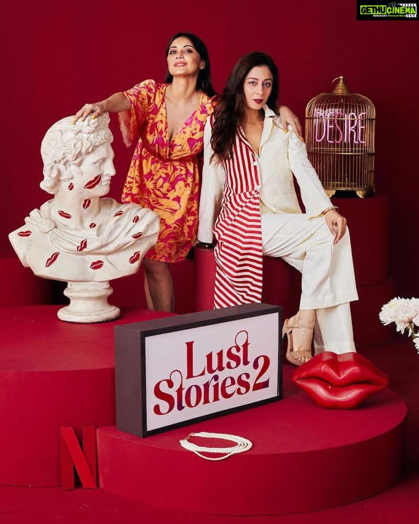 Minissha Lamba Instagram - Congrats to my dear @ashidua for your labour of Love - Lust Stories 2 go watch it now…. And tell me which is your fav story! Huge congratulations to the entire team of @rsvpmovies @netflix_in The creators and artists of each story …. You kept us enthralled… I can’t wait to re watch two stories again @konkona @ghosh_sujoy #rbalki #amitravendranathsharma Along with their mesmerising star cast, will have you Lusting, Loving, Laughing with a spot of tears sprinkled in there too Dressed by @ikichic_official @sukhmanisadana