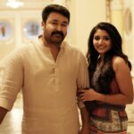 Mirna Menon Instagram - Blessed and grateful to have worked with the Superstar and to have him as a well wisher in my life ! Wishing you good health and happiness on your birthday, dearmost @mohanlal ❤️ #HappyBirthdayLaletta