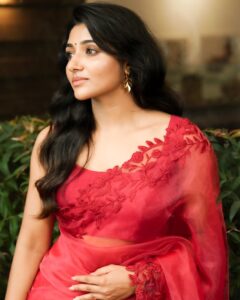Mirna Menon Instagram - Thankyou for all the love ❤️

Saree : @hafsaaddotcom 
Outfit coordination : @gayathribalasubramanian21 
MUA : @laxmi_saneesh 
Location : @holidayinn_cochin
PC : @randheerkr 
Jewellery : @adorebypriyanka 
Jewellery Coordination : @amritha_lakshmi___