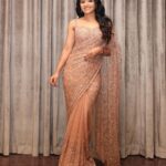Mirna Menon Instagram - #Jailer Success Celebration ✨ PC : @varuun.jpg Outfit : @paris_de_boutique Mua : @reenapaiva Hairstyle : @venki_hairstylist Jewellery : @mspinkpantherjewel