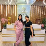 Mirna Menon Instagram - 🖤 Thank you @dr.sonia_raghukumar and congratulations for the new venture @niara_aesthetics