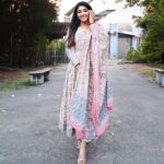 Mirna Menon Instagram - To all the ponnu paaka vara guys, remember, my maamanar name is #TigerMuthuvelPandian 🔪😄 #Jailer PC : @rojan_nath Outfit : @vastara_thelabel