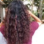 Misha Ghoshal Instagram – #curlyhair #haircolor #afterages