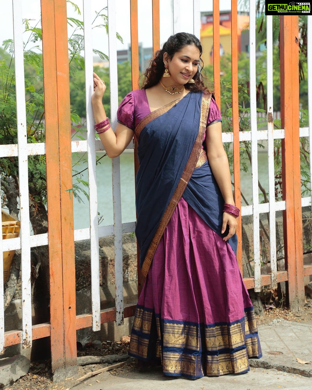 Misha Ghoshal Instagram - MUA - @prithika_makeovers Outfit- @shansika1 Jewellery- @aaranyarentaljewellery Styling- @dharshinisundaram PC- @0watts_0