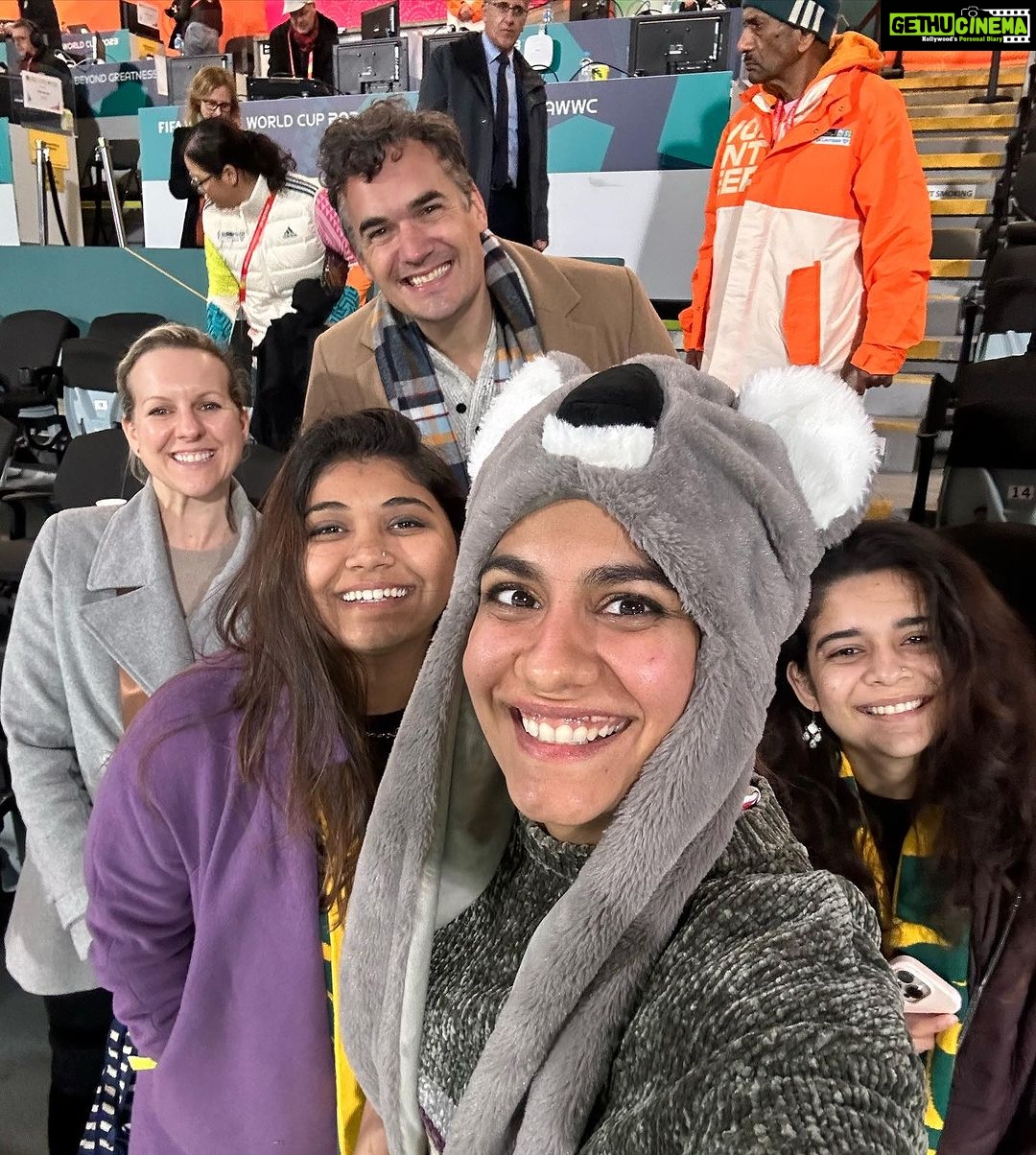 Mithila Palkar Instagram - Whatta Match! Whatta Day! Whatta Night! @westernaustralia #wathedreamstate #australia @visitperth @cityofperth #australia #australiatourism #fifawomensworldcup2023 @fifawomensworldcup #canadavsireland Perth, Western Australia