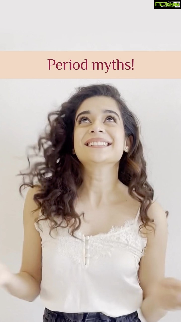 Mithila Palkar Instagram - Period blood is dirty & toxic - It’s really just the same blood that flows through your body, only mixed with uterine tissue, the egg, and some discharge. There’s absolutely nothing dirty or toxic about it! 🏋🏻♀️ You shouldn’t exercise during periods - It’s recommended to follow your normal exercise routine or, if you have fatigue or cramps, you can stick to light exercises like yoga or walking. Exercising reduces pain, boosts your mood, and energizes you! 🍋 Some foods can immediately stop your periods - While there is some anecdotal evidence, there are no scientific studies to back the fact that certain foods can stop your periods immediately! 👩🏽❤️💋👨🏽 You can’t get pregnant from period sex - The chances of pregnancy are slim, but it’s still there. If you have a shorter cycle, you may ovulate shortly after your period is over. And sperm can live inside for 3-5 days. So, if you have a short cycle and you have unsafe sex on the last day of your period, it’s possible to get pregnant! #periods #menstruation #menstrualcare #periodmyths #myths #health #womenshealth #MyCarmesi #CarmesiPads #Partnership
