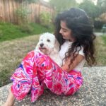 Mithila Palkar Instagram – Hakuna Matata 🐶✨

.
@craftedbybinks – thanks for making me these pants that I am clearly living in! California, USA