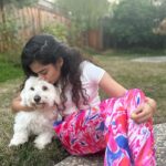 Mithila Palkar Instagram – Hakuna Matata 🐶✨

.
@craftedbybinks – thanks for making me these pants that I am clearly living in! California, USA