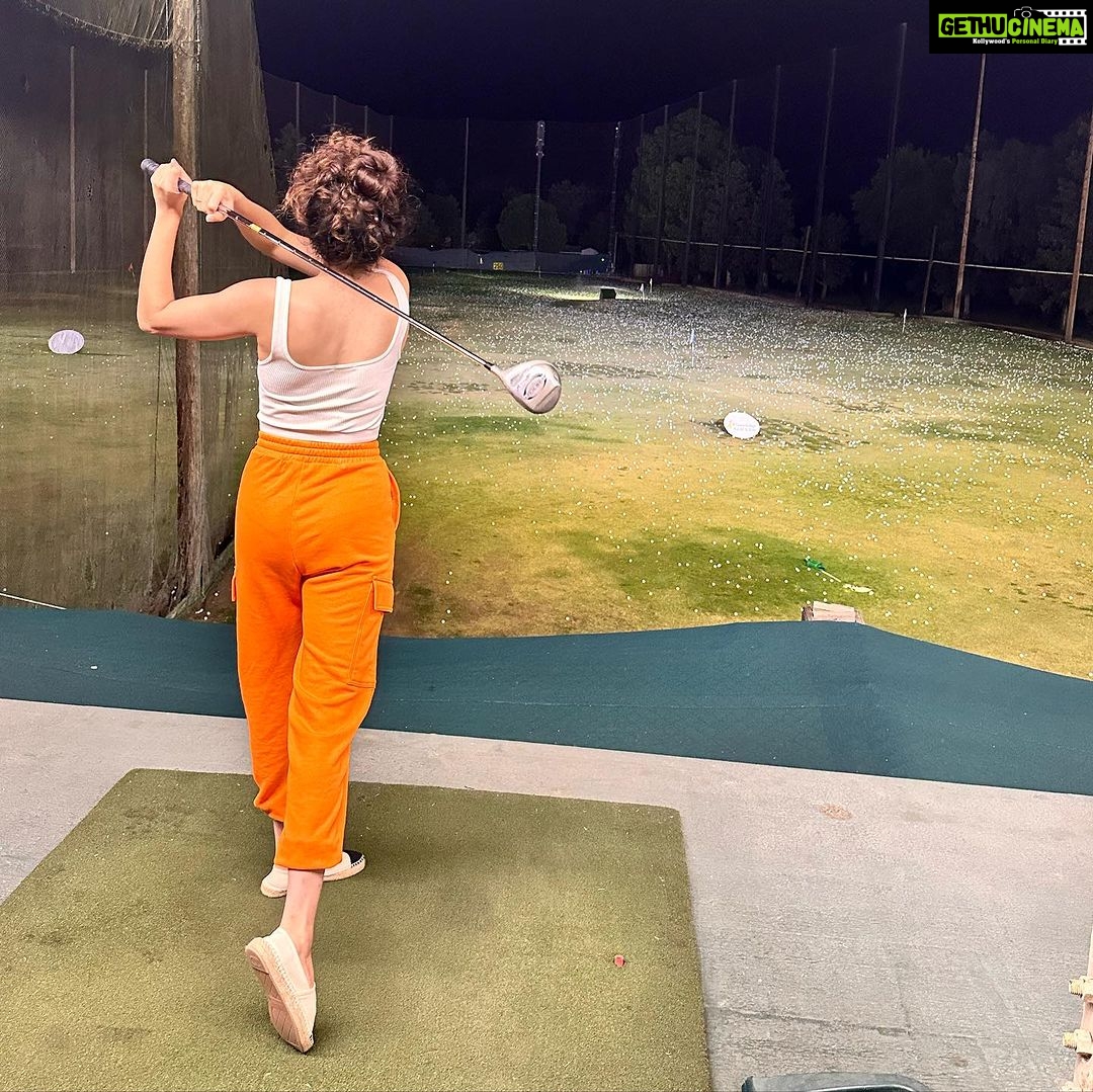 Mithila Palkar Instagram - Planning ahead for my retirement days and fully enjoying it ⛳️ Saratoga, California