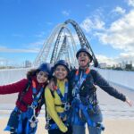 Mithila Palkar Instagram - The best end to the best holiday! ☀️ @westernaustralia #wathedreamstate @ohheywa @visitperth @cityofperth #zipline @zipclimbperth #bridgeclimb Perth, Western Australia