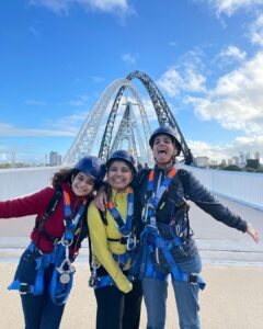 Mithila Palkar Instagram - The best end to the best holiday! ☀️ @westernaustralia #wathedreamstate @ohheywa @visitperth @cityofperth #zipline @zipclimbperth #bridgeclimb Perth, Western Australia