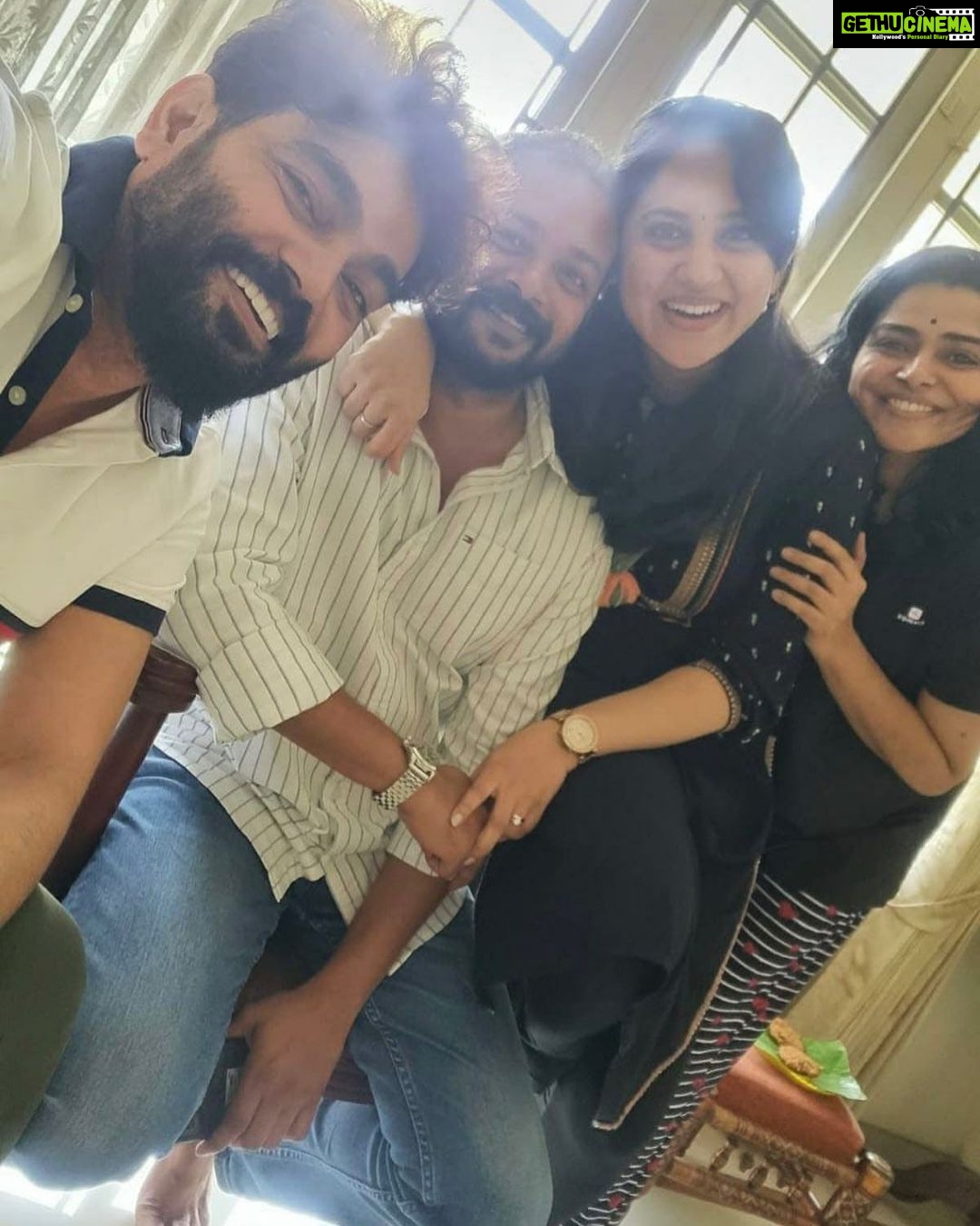 Miya George Instagram - We share happiness, thoughts, ideas, silly jokes even fight sometimes..but u cannot walk away from someone who is so so friendly in all ways..And yeah we do share our anniversary too.. Happy anniversary to US @gops_director nd Sreechechi