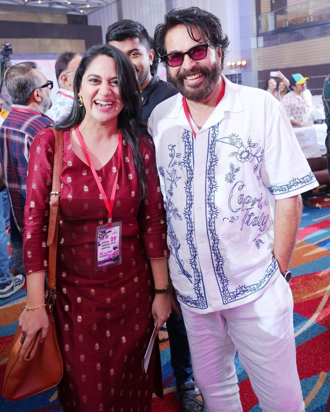 Miya George Instagram - This is gonna be on the top of archives @mammootty @prada_photography