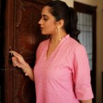 Miya George Instagram - 🌷 📸 @merin__georg Mua @amal_ajithkumar Styling @sabarinathk_ Dress @lisdesigns.in jewelry @adorebypriyanka