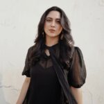 Miya George Instagram – Black to me is an emotion,an attitude and above all Real,which I was able to express to the best  Styling @sabarinathk_ 
Photography by @merin__georg 
Dress @lisdesigns.in 
Mua @amal_ajithkumar 
Jewelry @adorebypriyanka