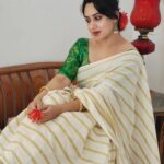 Miya George Instagram – Vishu vibe 🌼 saree by @amyraonline