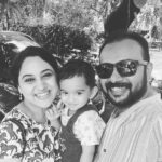 Miya George Instagram – Ahhh the struggles of parents trying to click a decent pic with a toddler  @ashphilipo