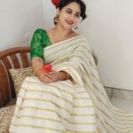 Miya George Instagram – Vishu vibe 🌼 saree by @amyraonline
