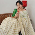 Miya George Instagram – Vishu vibe 🌼 saree by @amyraonline