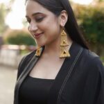 Miya George Instagram – Surround urself with gud people. Even the darkest phase will turn to be the brightest one  Dress nd earrings by @saltstudio  Mua @mukeshmuralimakeover  styling @sabarinathk_