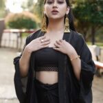 Miya George Instagram – Surround urself with gud people. Even the darkest phase will turn to be the brightest one  Dress nd earrings by @saltstudio  Mua @mukeshmuralimakeover  styling @sabarinathk_