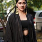Miya George Instagram – Surround urself with gud people. Even the darkest phase will turn to be the brightest one  Dress nd earrings by @saltstudio  Mua @mukeshmuralimakeover  styling @sabarinathk_