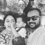 Miya George Instagram – Ahhh the struggles of parents trying to click a decent pic with a toddler  @ashphilipo