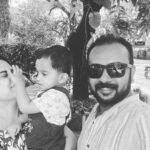 Miya George Instagram – Ahhh the struggles of parents trying to click a decent pic with a toddler  @ashphilipo