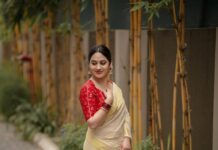 Miya George Instagram - എല്ലാവർക്കും ഹൃദയം നിറഞ്ഞ ഓണാശംസകൾ♥️