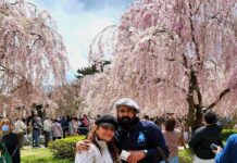 Mohanlal Instagram - "What a strange thing to be alive beneath cherry blossoms!" - Kobayashi Issa At Hiroshima Park, Aomori, Japan 🇯🇵 . #cherryblossom #aomori #hiroshimapark Aomori Japan