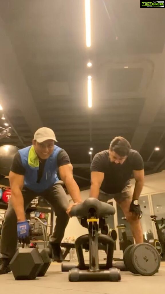 Mohanlal Instagram - Workout session with @drjaisons