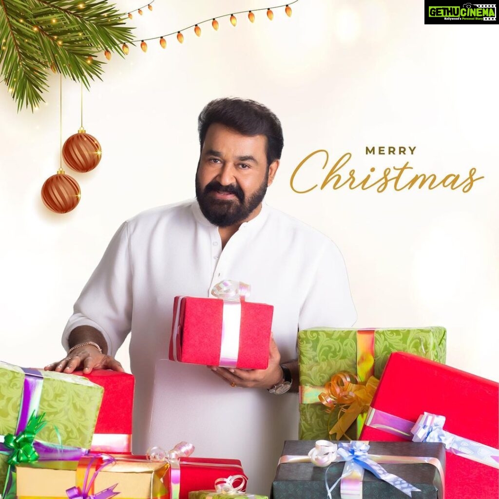 Mohanlal Instagram - Merry Christmas 🎅 🎄 📸 @director_aniesh_upaasana #xmas
