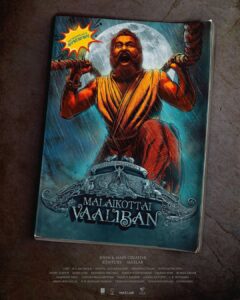 Mohanlal Instagram - And now, the wait has a face!

Presenting to you the First Look of #MalaikottaiVaaliban! Keep cheering us on our journey to bring this movie to life.

#MalaikottaiVaalibanFL

@lijo_lebowski @shibu_babyjohn @madhuneelakandan #HareeshPeradi @tinu_pappachan @sonalee18588 @danishsait @katha_nandi @iprashantpillai @johnandmary.creative @centuryfilms.in #maxlab @achubjohn